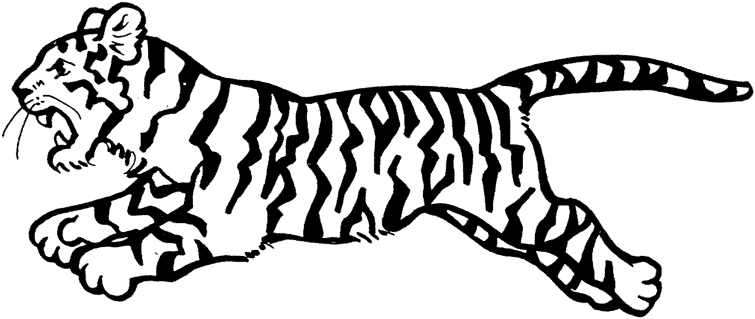 Free Tiger Coloring Pages