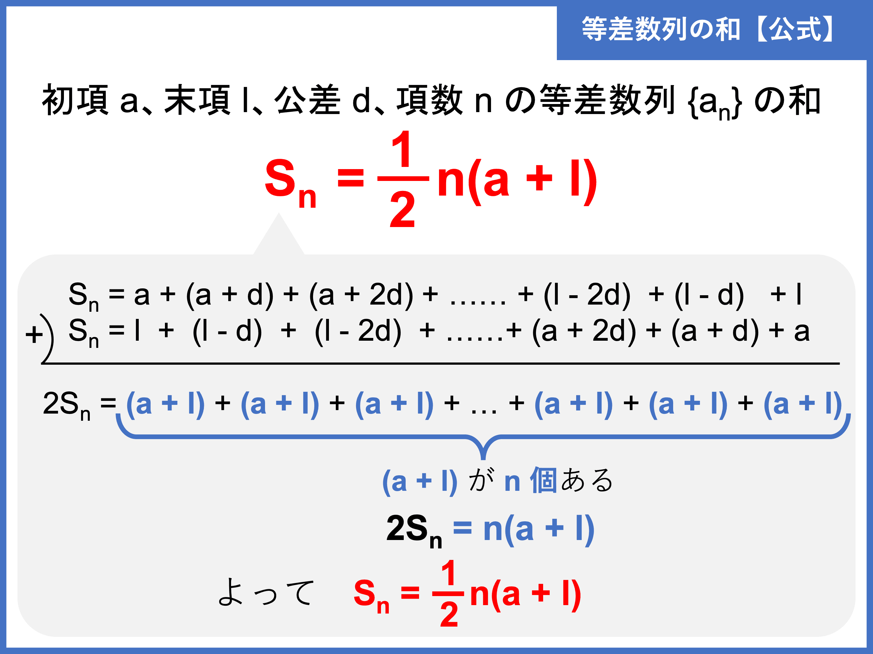 等差数列とは 和の公式や一般項の覚え方 計算問題 受験辞典