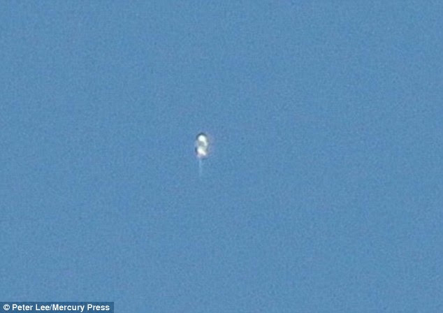 The father-of-two claimed it was too high in the sky to be a balloon, as some have suggested