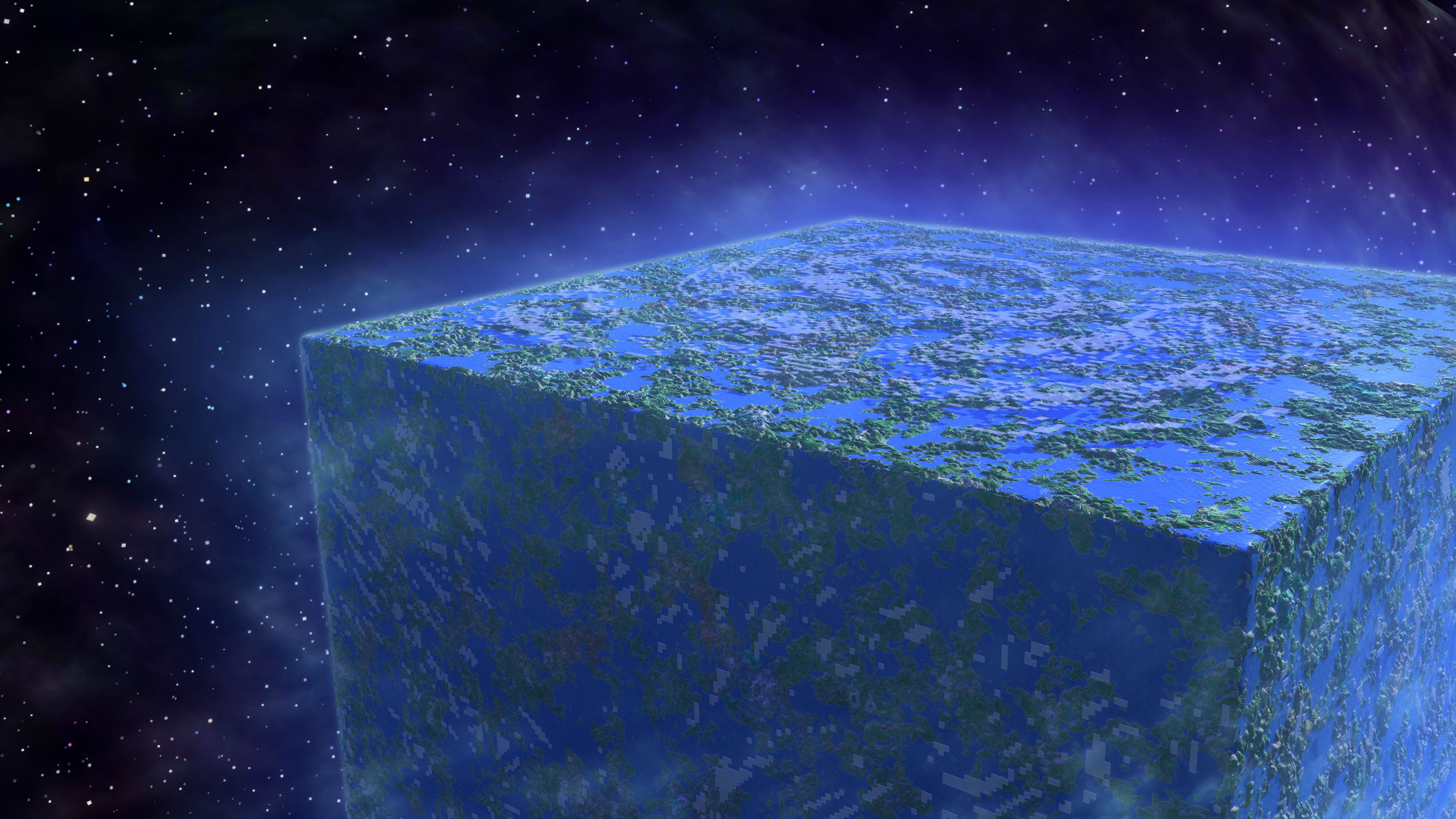 Little Blue Cube. : Minecraft