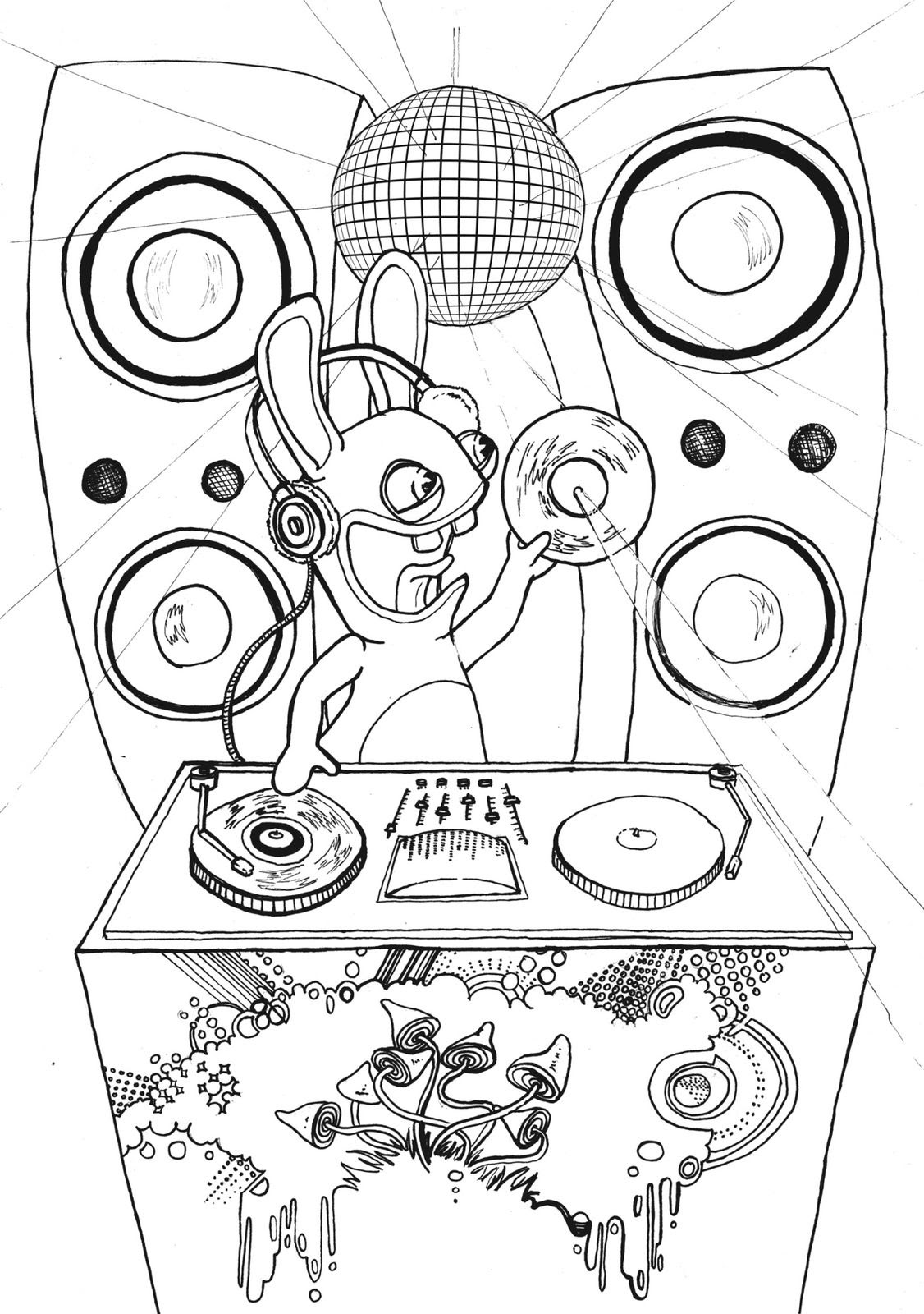 lapin cretin DJ