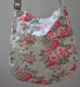 Details about CATH KIDSTON WASHED MESSENGER BAG COTTON CANDY FLOWERS ...