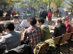 大阪城公園 お花見バーベキュー 大阪ステンレスセンター株式会社