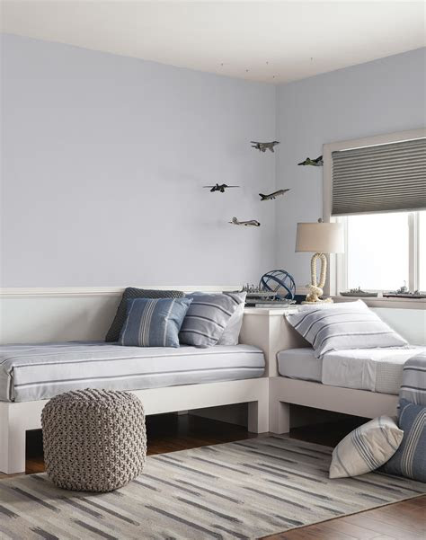 But don't neglect the importance of the kind of paint you use, espec. Moonlit Sky - Johnstone's Interior Paint Colours