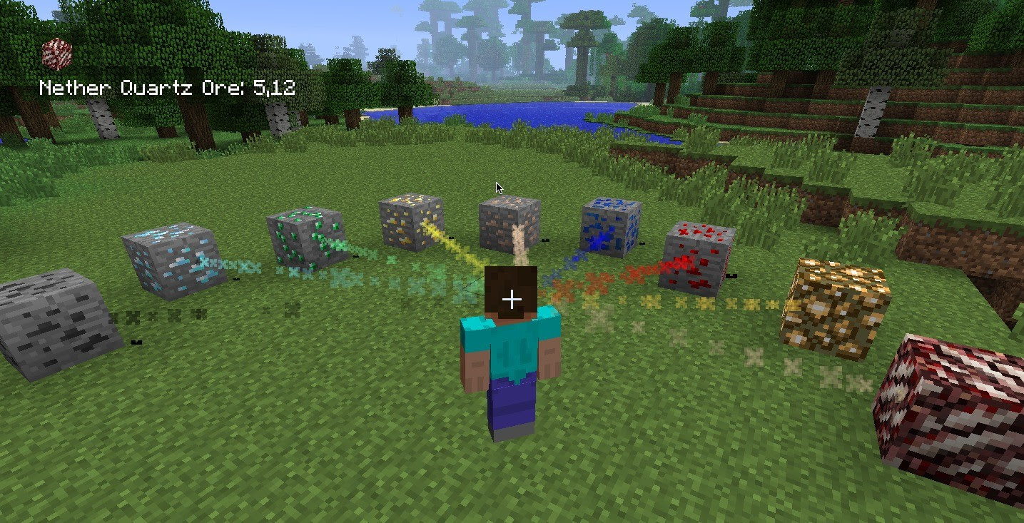Minecraft 自分の近くにある鉱石の位置を視覚的に表示してくれる Scenter Mod Mod紹介 まいんくらふと備忘録