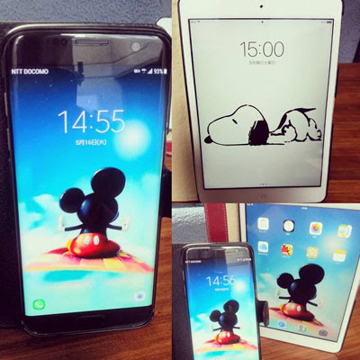 ミッキーマウスの壁紙 スマホとipadの待ち受け画面をリニューアル 美味しくて楽しいさっぽろ結婚生活