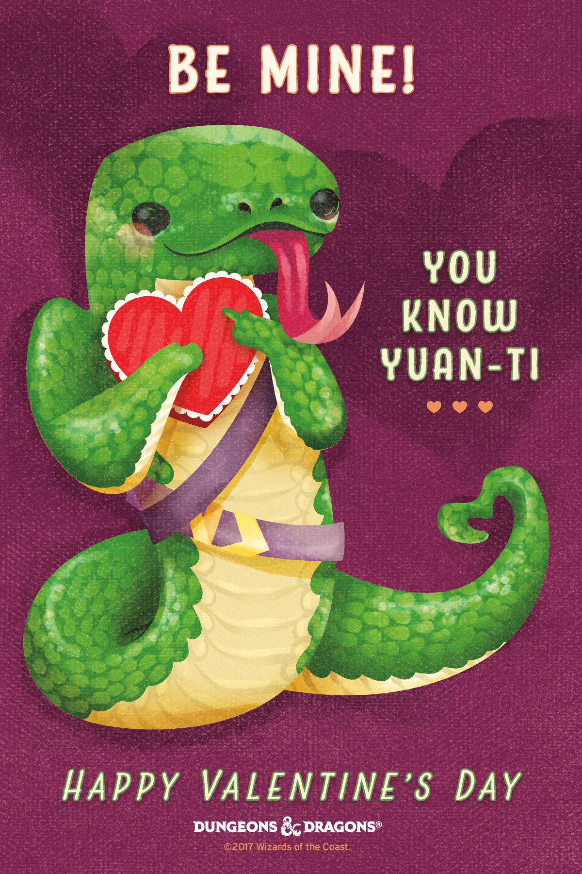 Valentine's Day - D&D Holiday Card 2017 - Tribality