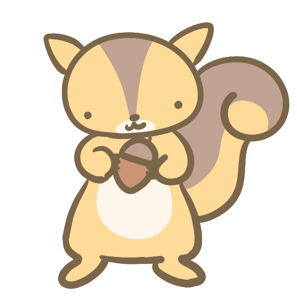 最新 りす イラスト かわいい ただ素晴らしい花