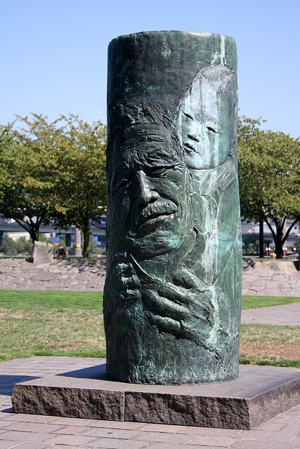 faces (japanese american historical plaza)