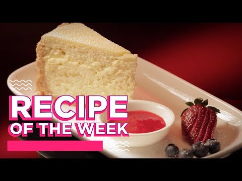 VIDEO : baked vanilla cheesecake | recipe of the week | mkr always open - want to learn how to make the perfect baked vanillawant to learn how to make the perfect baked vanillacheesecake? then follow our latestwant to learn how to make th ...