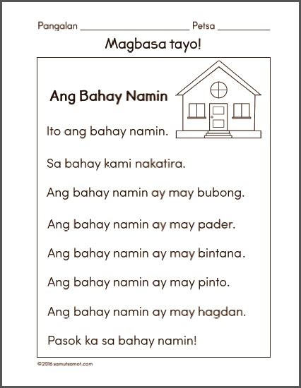  reading worksheets for kindergarten tagalog worksheets for kids
