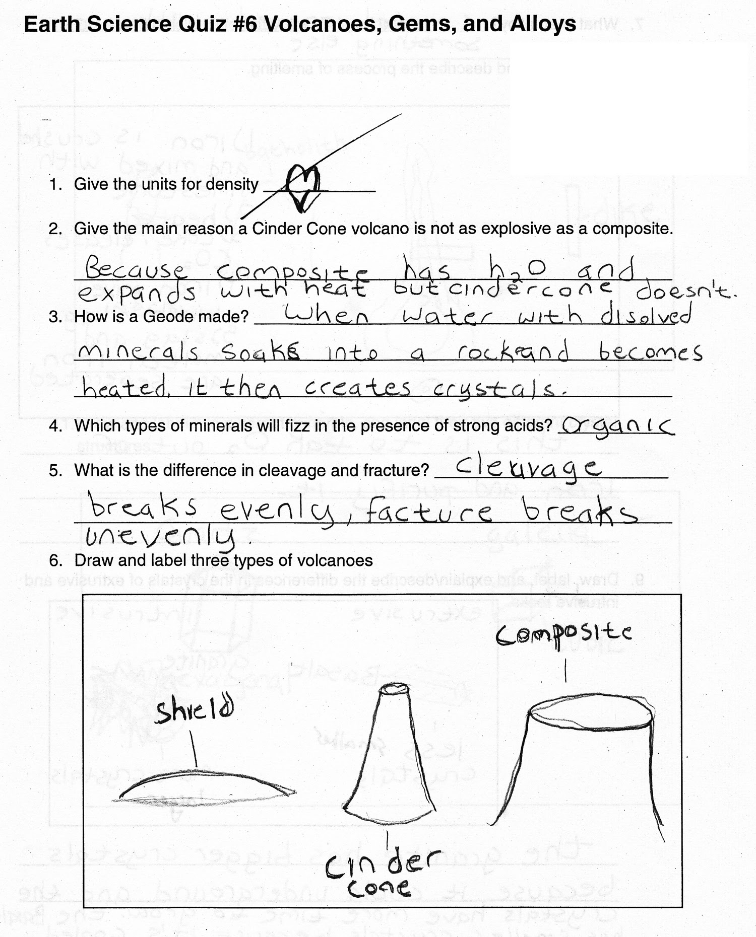 2010: 2nd Quarter Assignments 8th Grade Earth Science – Crowderious Maximus