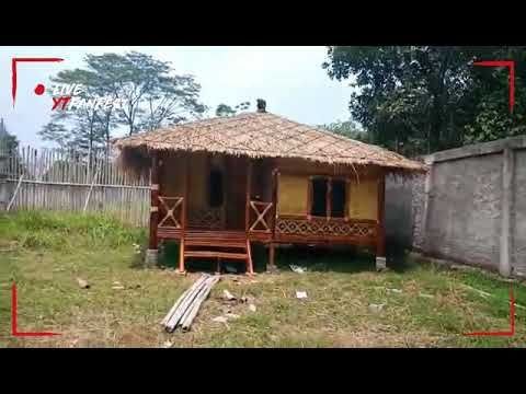 desain rumah bambu