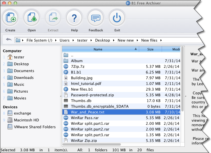Osx uncompress 7z