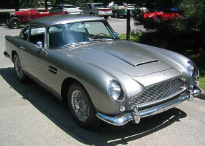 An Aston Martin DB5 as seen in Goldfinger. Exp...