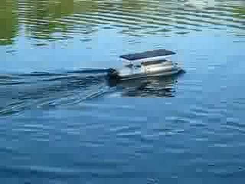 Custom RC Pontoon Boat - YouTube