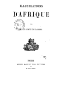 Illustrations d Afrique / par M. le comte de Lambel