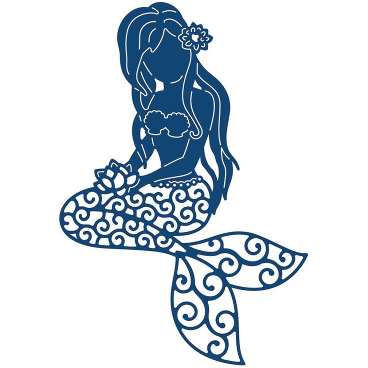Mermaid Silhouette at GetDrawings | Free download