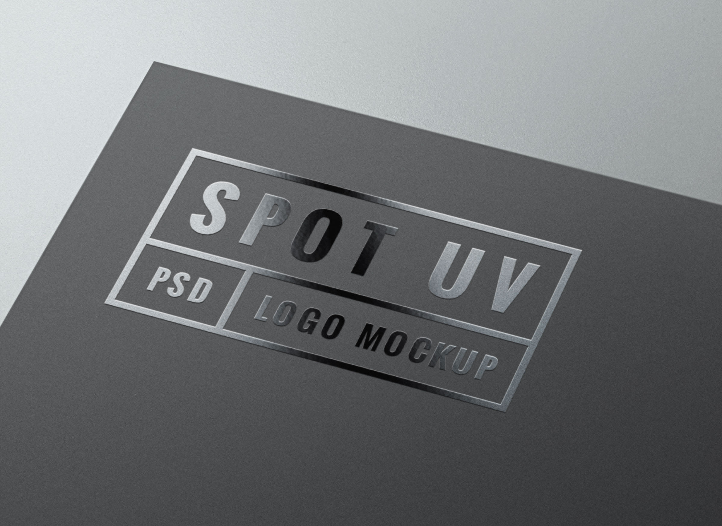 Download Spot UV Logo MockUp | GraphicBurger