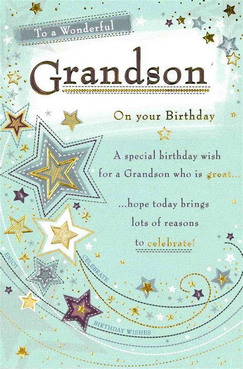  free printable birthday cards grandson printable templates