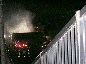 旧赤羽自動車学校火事