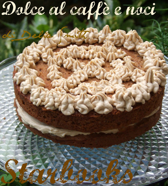 torta noci e caffè