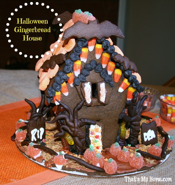 halloween gingerbread house recipe