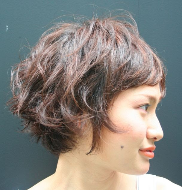 髪型 ショート パーマ 40代 Htfyl