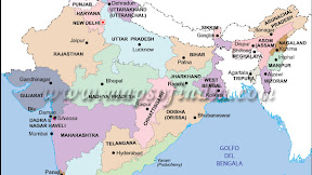 India Cartina Politica