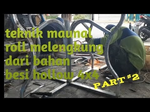 Terakurat Cara Mudah Buat Kaki Meja Model Roll Melengkung Dari Besi Hollow X Part , Paling Baru!