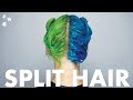 [ベスト] half lime green half purple hair 248501