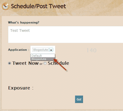 Brand Tweets with Website Name