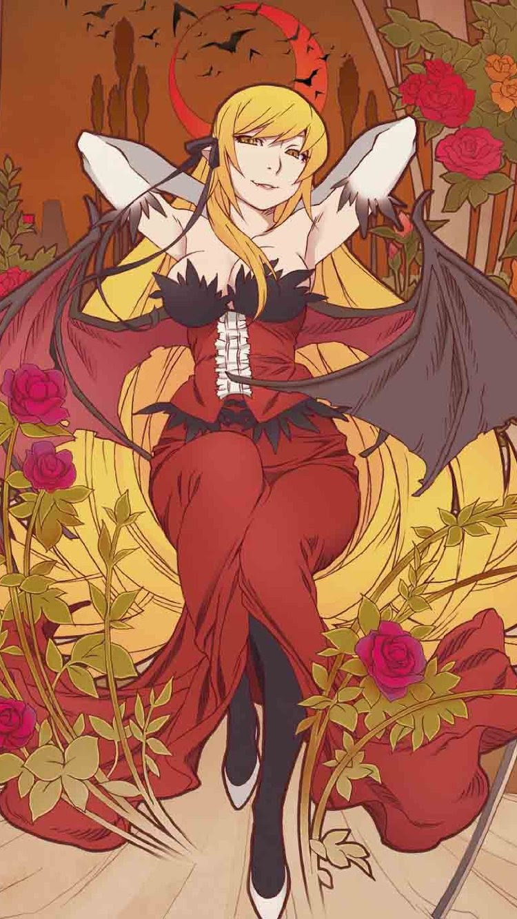 壁紙 化物語のスマホ壁紙750x1334 Bakemonogatari 750x1334 015 Jpg 壁紙box