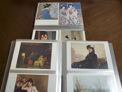 美術館のポストカード ゆるやかに時は流れて