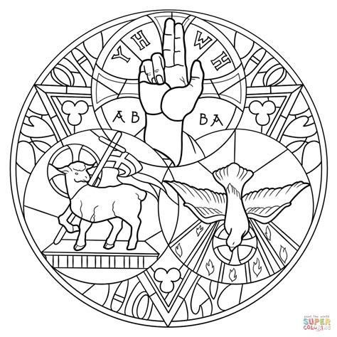  holy trinity coloring page free printable coloring pages