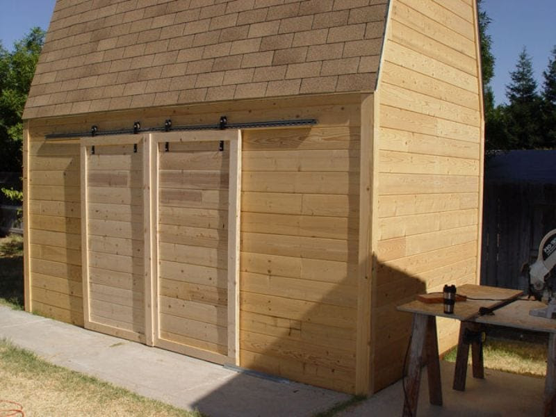 ... shed door. These sliding barn doors will certainly help with access