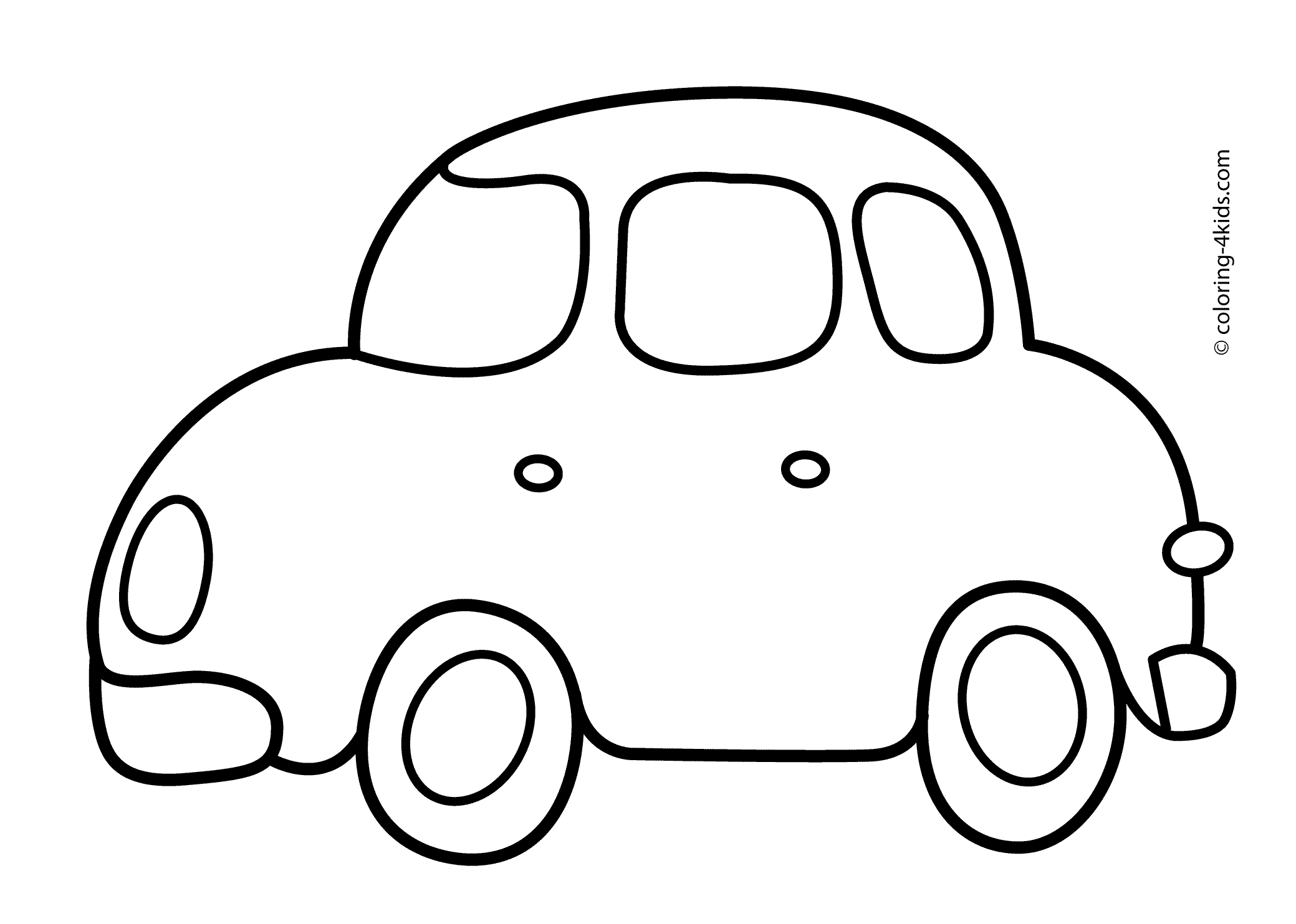 Simple coloring pages to download and print for free
