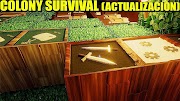 CIENTÍFICOS Y TECNOLOGÍA - Actualización COLONY SURVIVAL | Gameplay Español