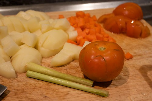 prepping for curry