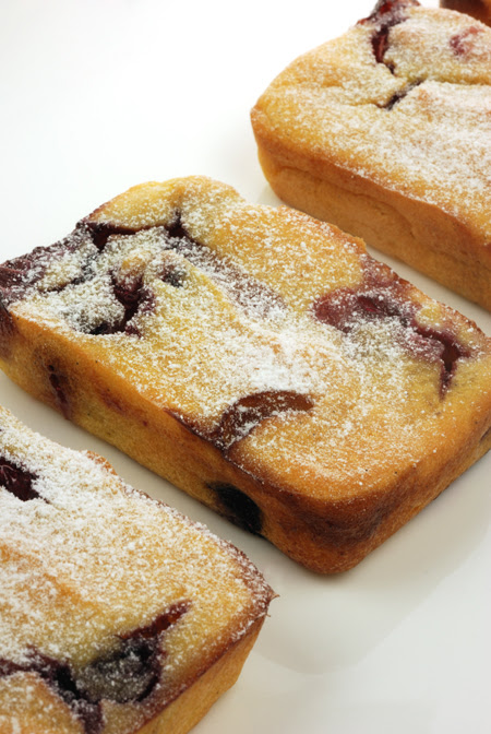 Blueberry Polenta Cakes© by Haalo