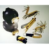 6 Piece Compact Tool Set: 13-in-1 Multitool, 5-led Headlamp, Flashlight, 12-in-1 Camping Knife, Pocket Screwdriver, & Carabiner: The Sharper Image Sh6133go