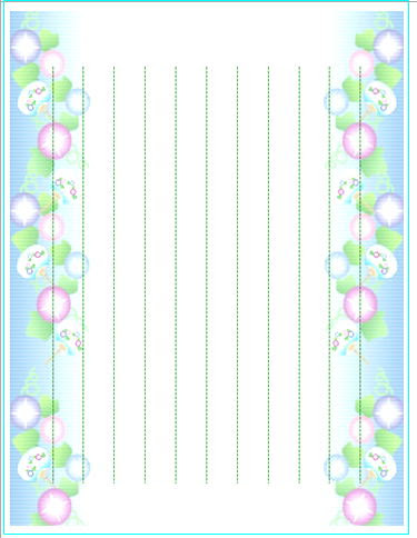 ワードで便箋を作る