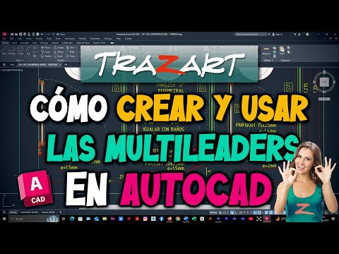Como crear y configurar las multileader en AutoCAD