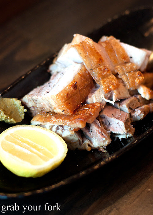 pork belly crackling izakaya fujiyama surry hills