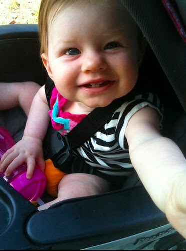 out for a walk 8 mo