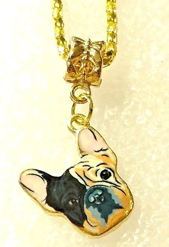 Kettingen, hangers Necklace Boston Terrier French Bulldog ...