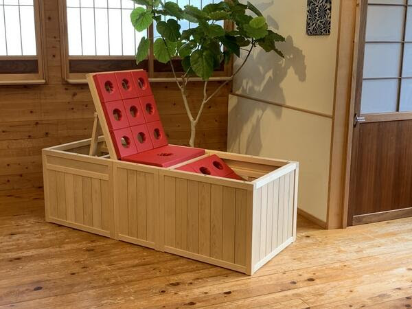 よもぎ蒸しリラックスベッド セカンドビューティ様 千葉の注文家具 オーダー家具 手作り家具 家具指物 大谷家具製作所