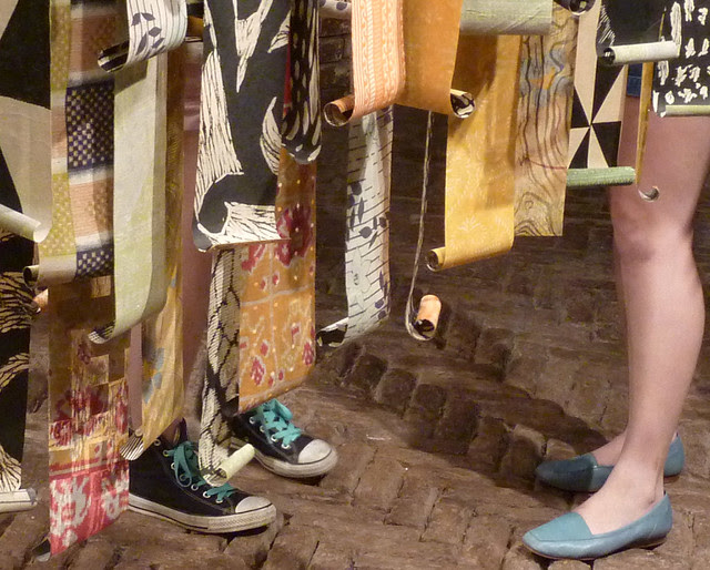 P1080667-2012-05-18-whitespace-gallery-Between-Origin-and-Present-by-Teresa-Cole-shoes