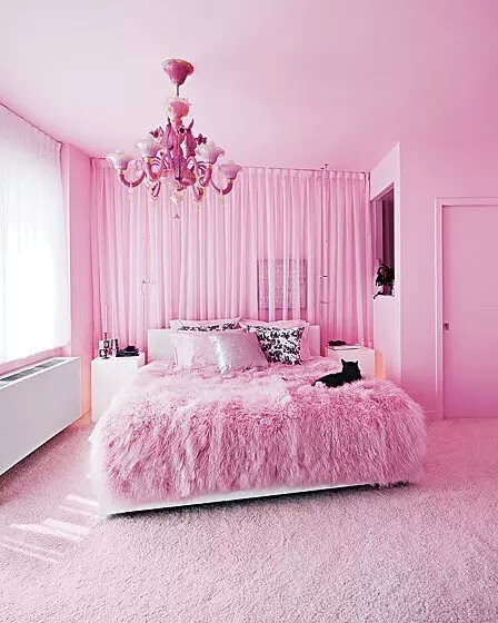 barbie, bedroom, decor, girly, glam, luxury, pink - image ...