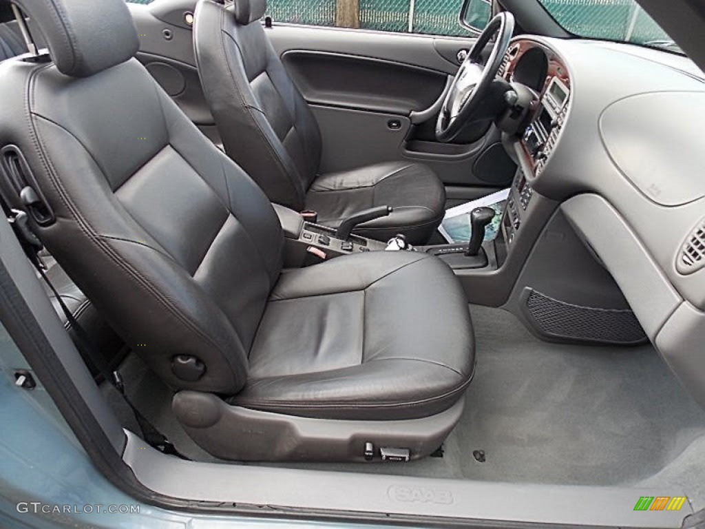 charcoal grey interior 2003 saab 9 3 se convertible photo 76898724 gtcarlot com gtcarlot com
